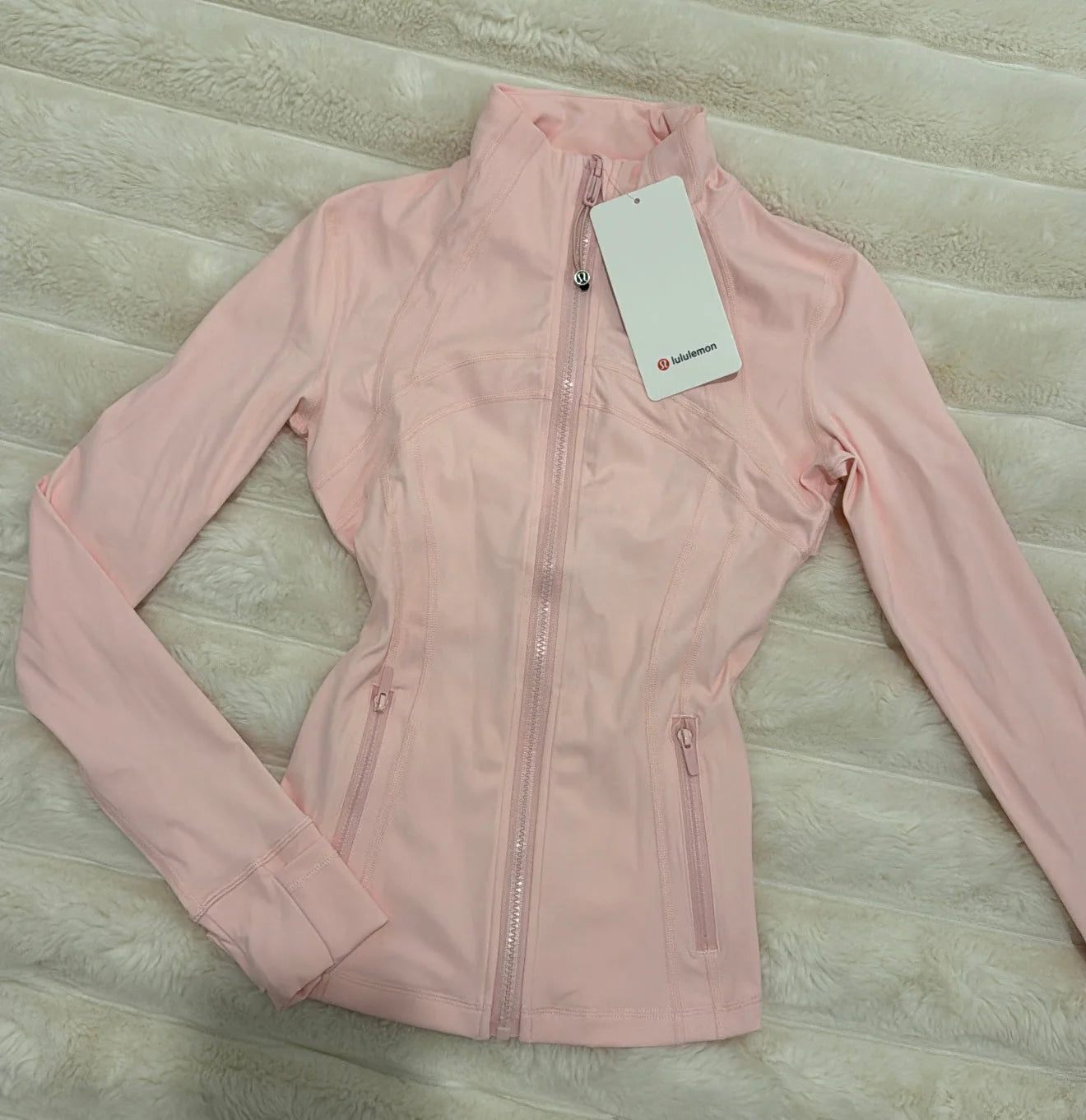 Baby Pink Zip Up Jacket