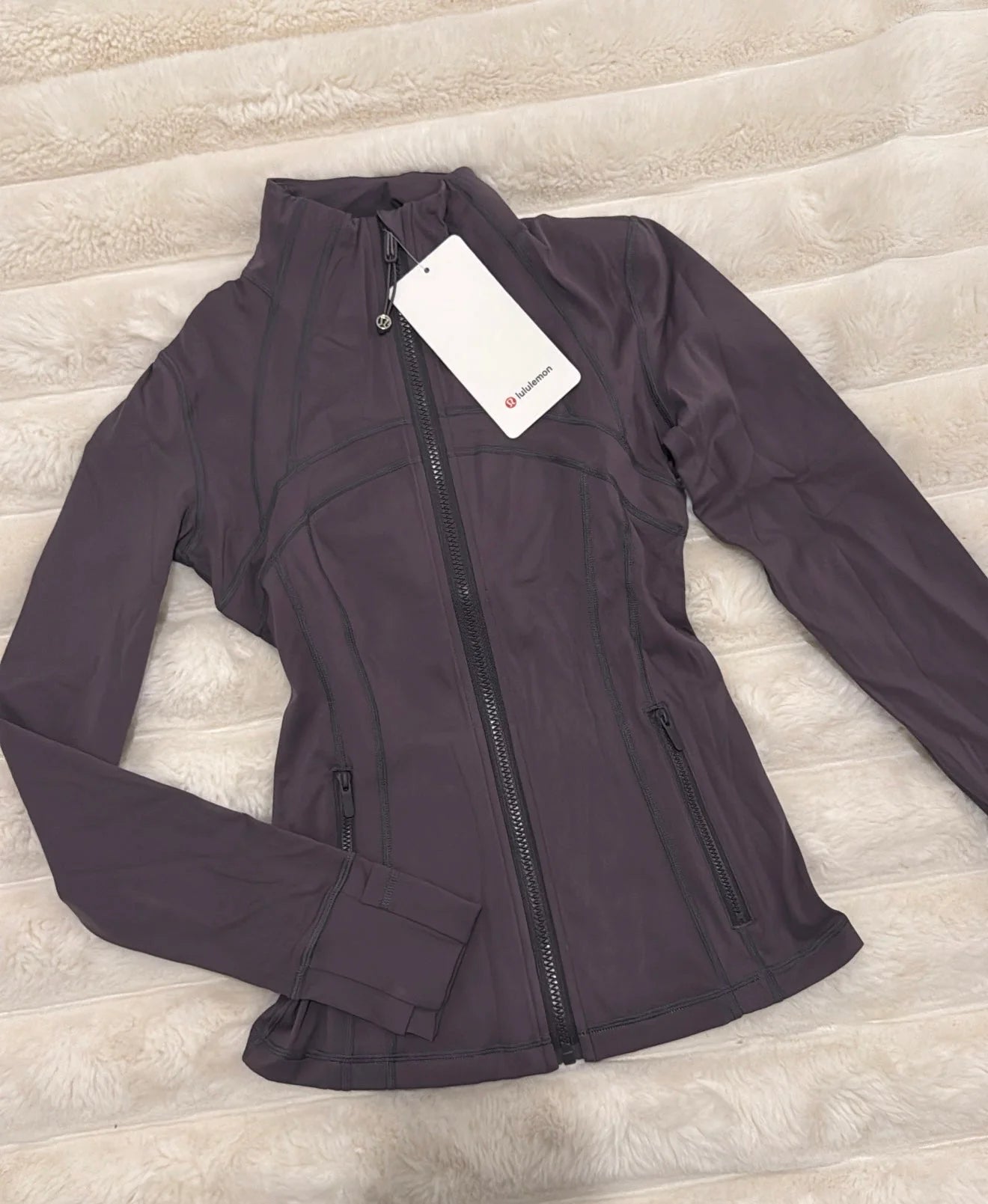 Grey Zip Up Jacket