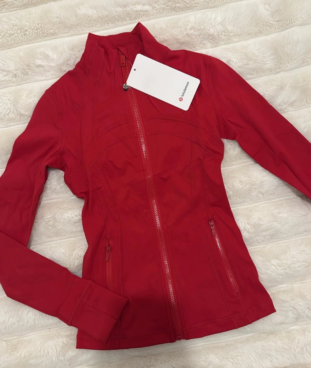 Red Zip Up Jacket