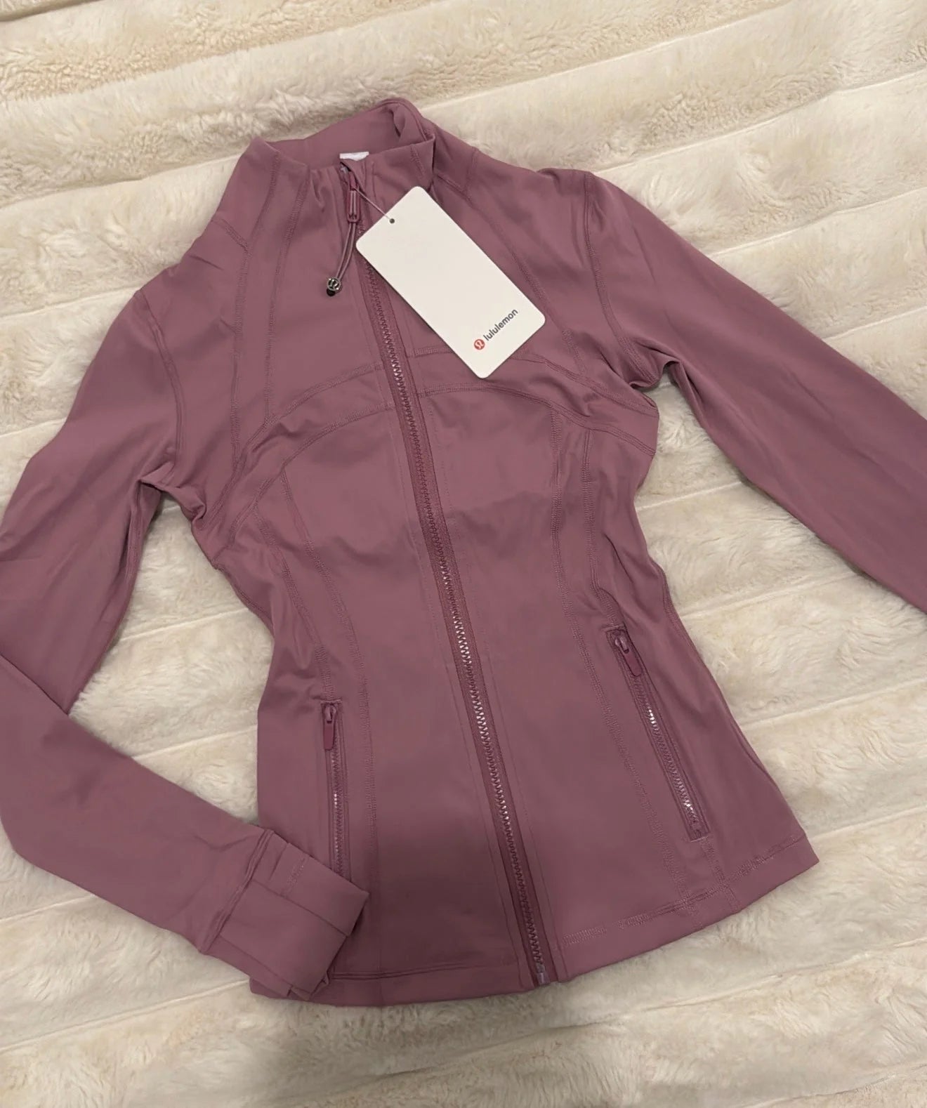 Light Purple Zip Up Jacket