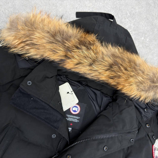 Black Coat with Fur