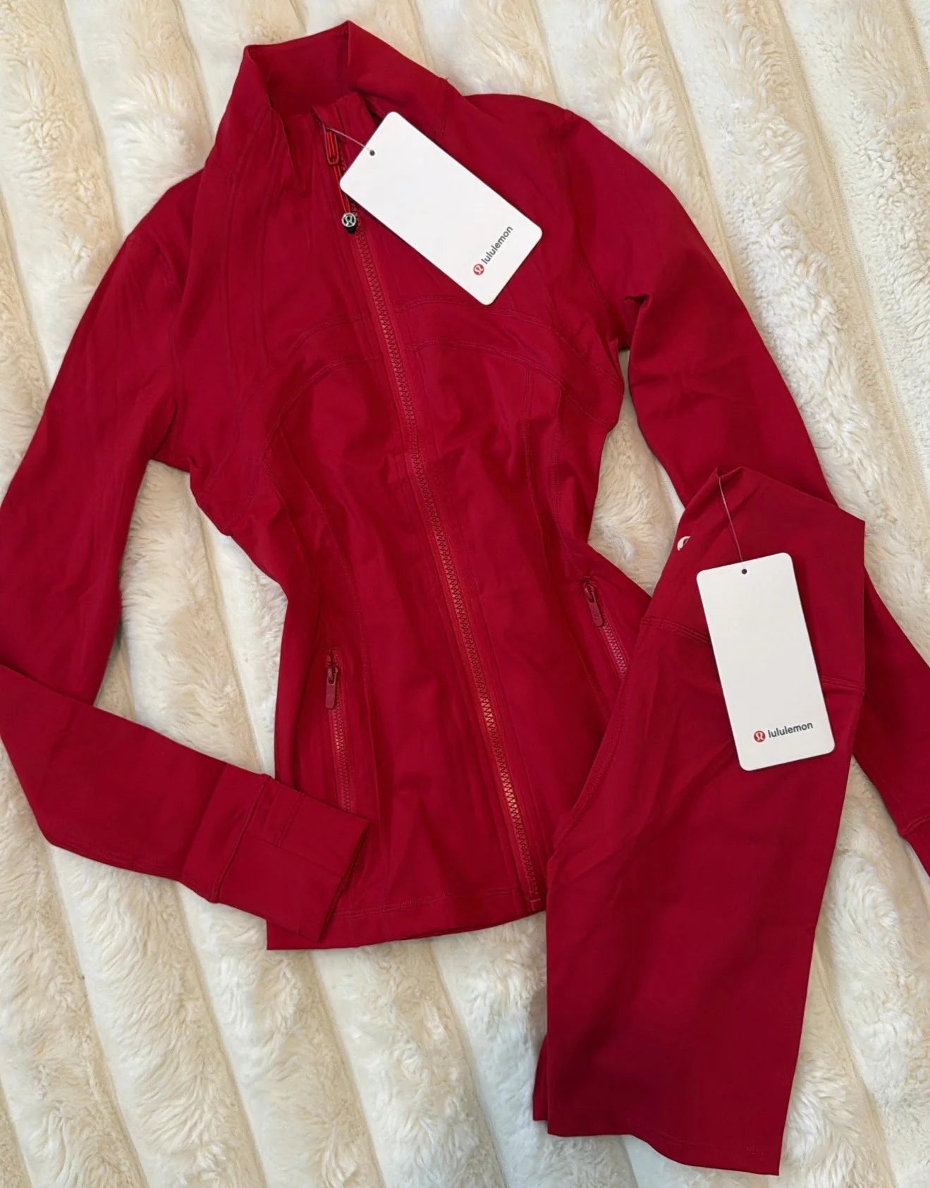 Red Shorts Set