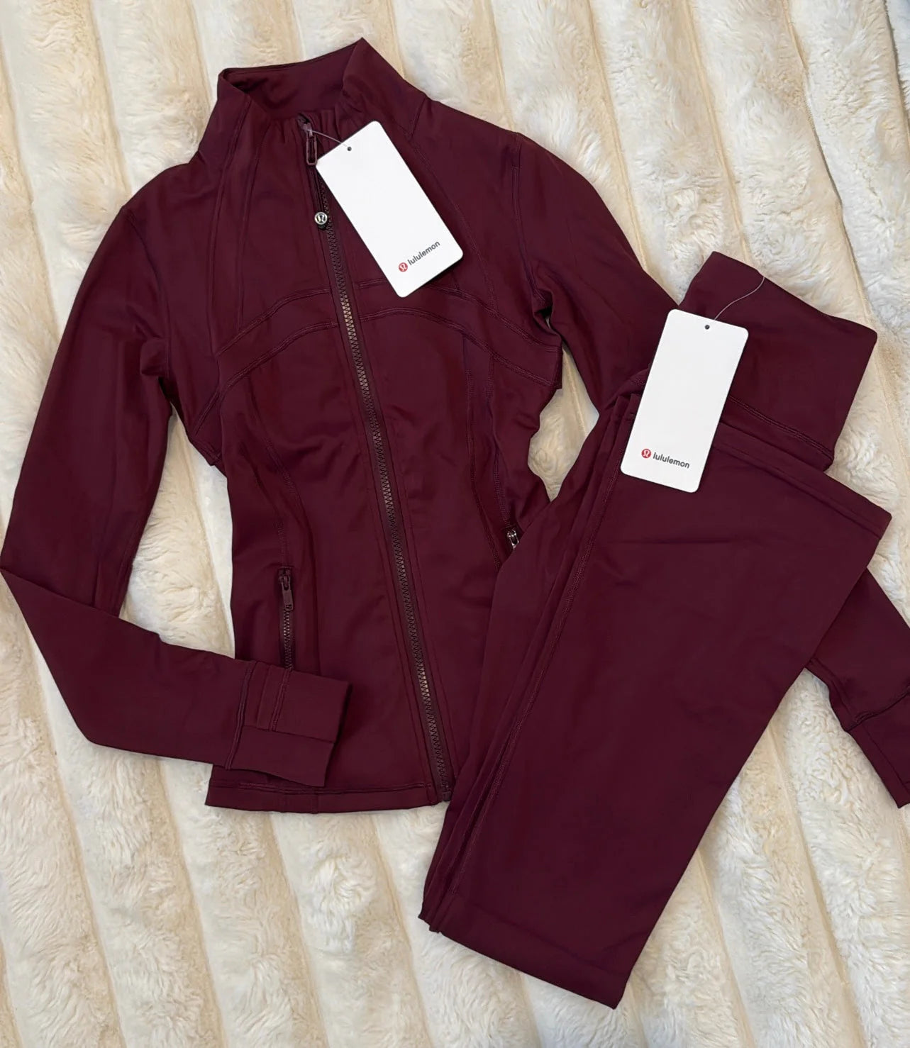 Burgundy Flared Set