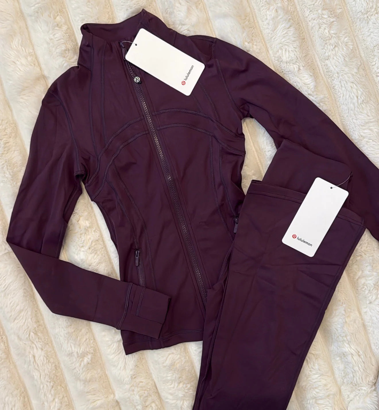Dark Purple Flared Set