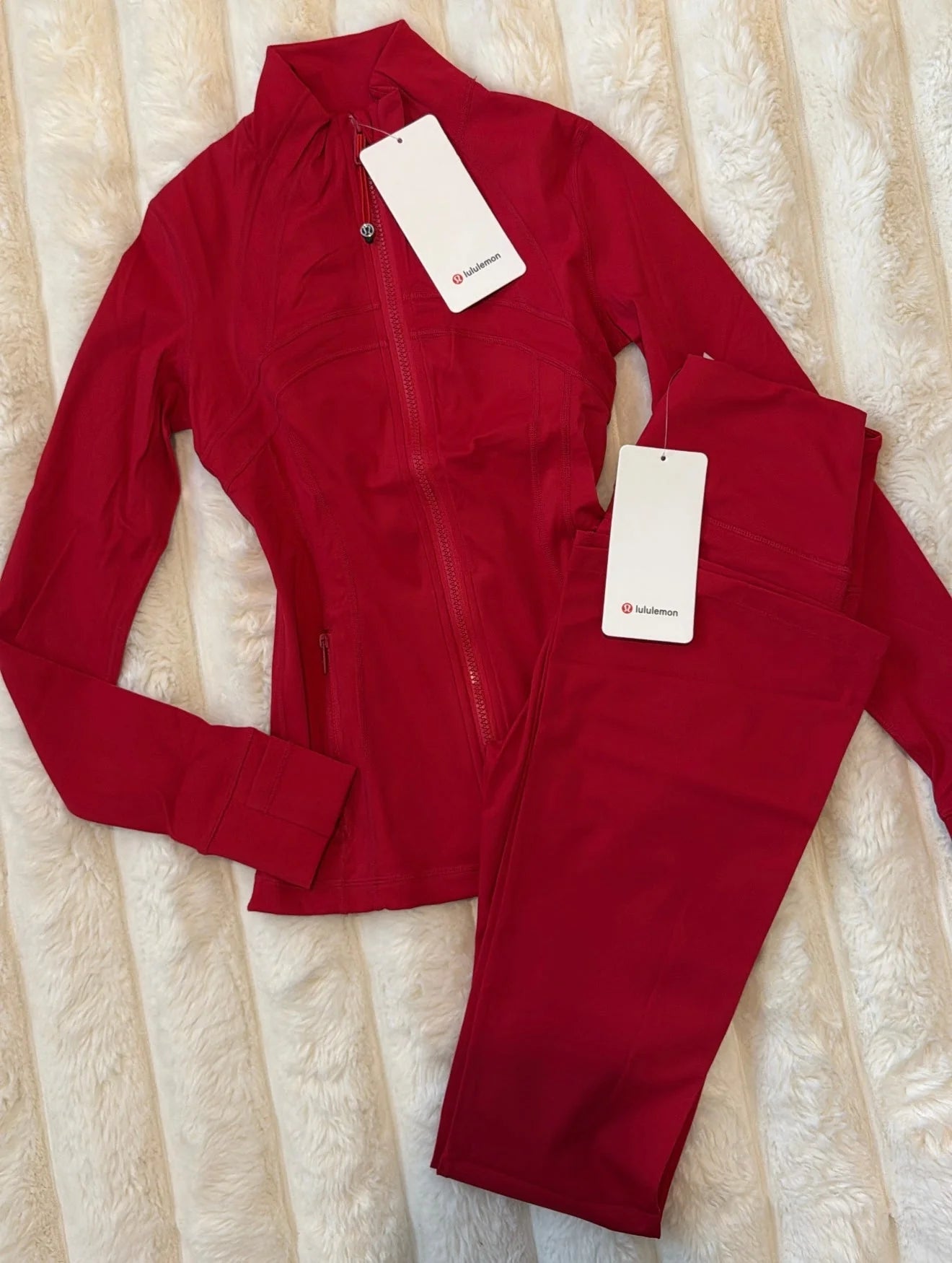 Red Flared Set