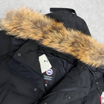 Black Coat with Fur